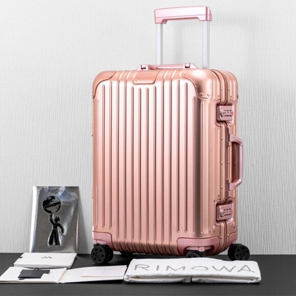 RARE Authentic RIMOWA Original Cabin 35L Carry-on Suitcase Travel Luggage Pink - Picture 2 of 10